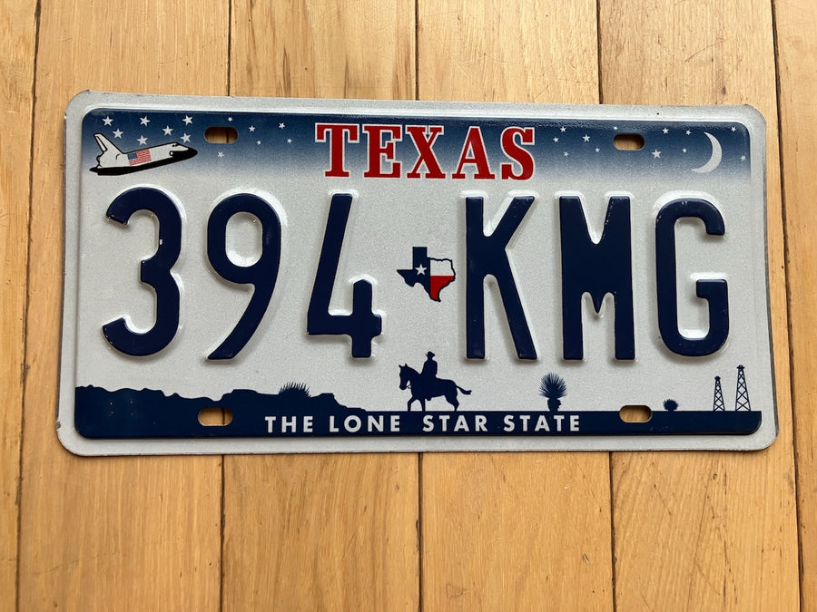 Texas Shuttle License Plate