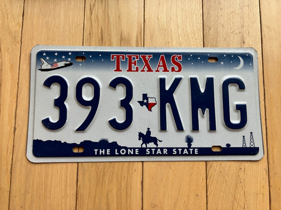 Texas Shuttle License Plate