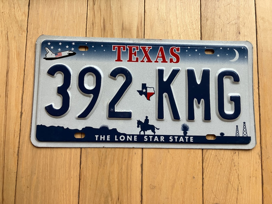 Texas Shuttle License Plate