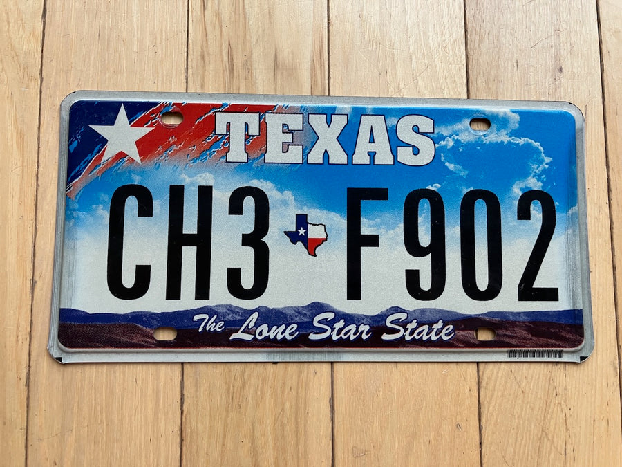 Texas License Plate