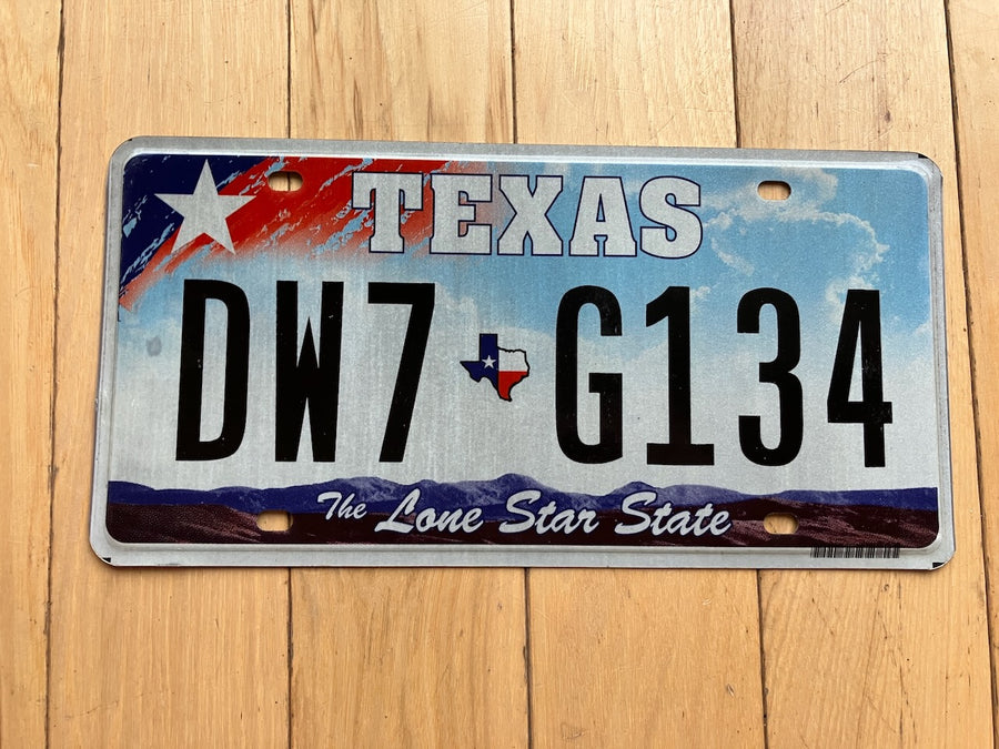 Texas License Plate