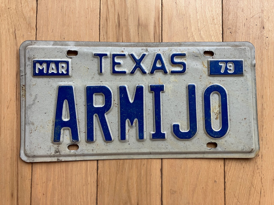 Texas Vanity License Plate