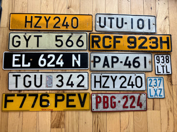 Bulk Set of 12 European License Plates