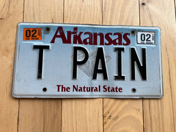 2021 Arkansas Vanity License Plate - T PAIN