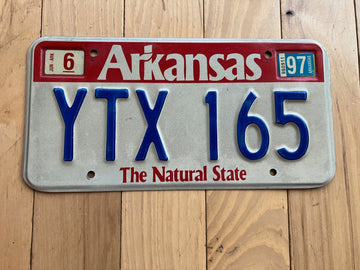 1997 Arkansas License Plate