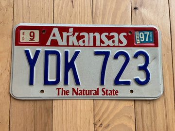 1997 Arkansas License Plate