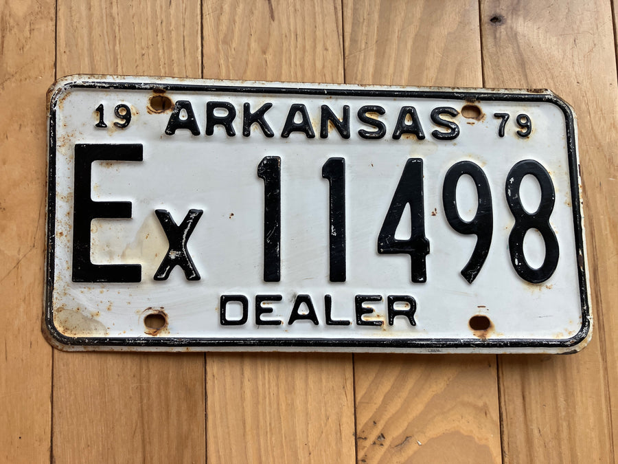 1979 Arkansas Dealer License Plate