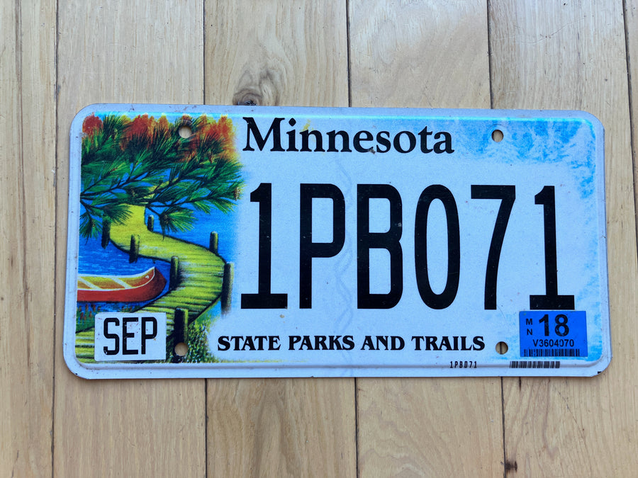 Minnesota State Parks and Trails License Plate