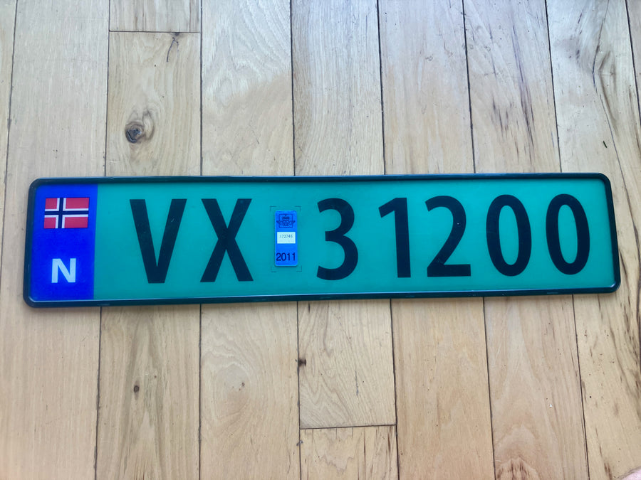 Norway License Plate