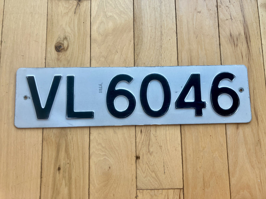 Vintage Norway License Plate