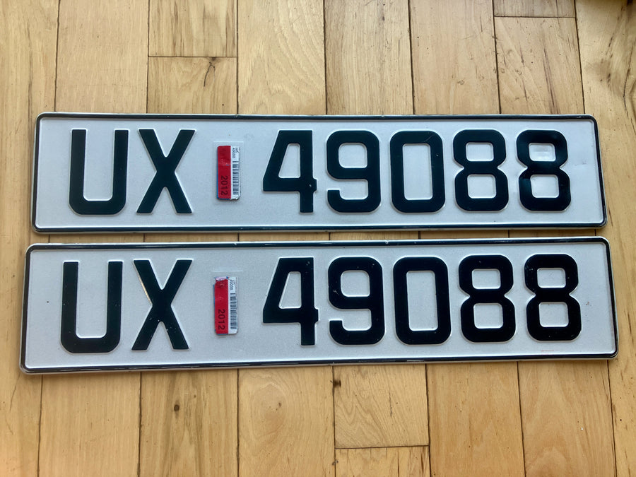 Pair of Norway License Plate