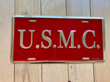 USMC Booster License Plate