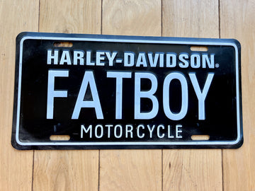 Harley Davidson Fatboy Booster License Plate