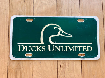 Plastic Ducks Unlimited Booster License Plate