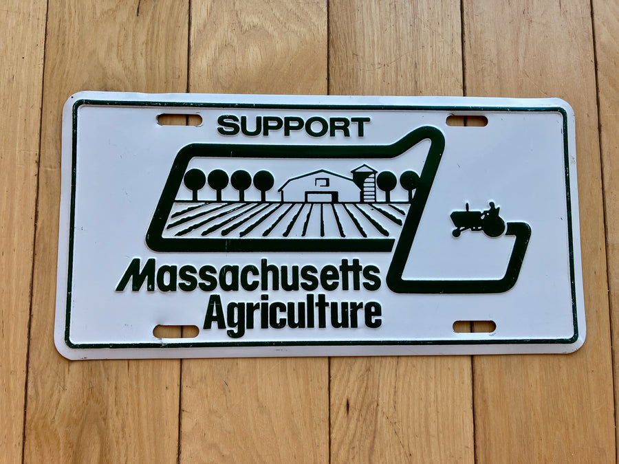 Support Massachusetts Agriculture Booster License Plate