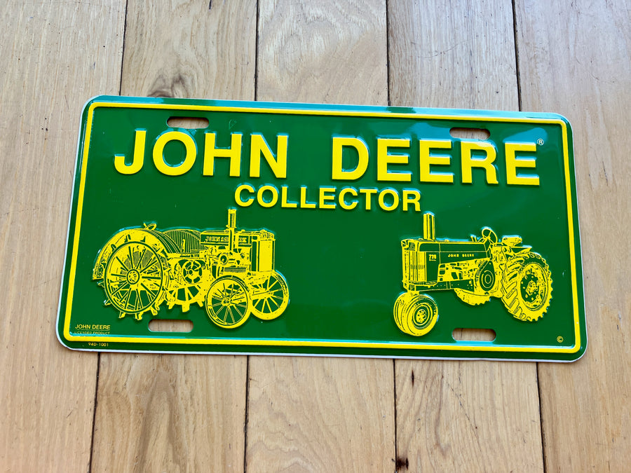 John Deere Booster License Plate