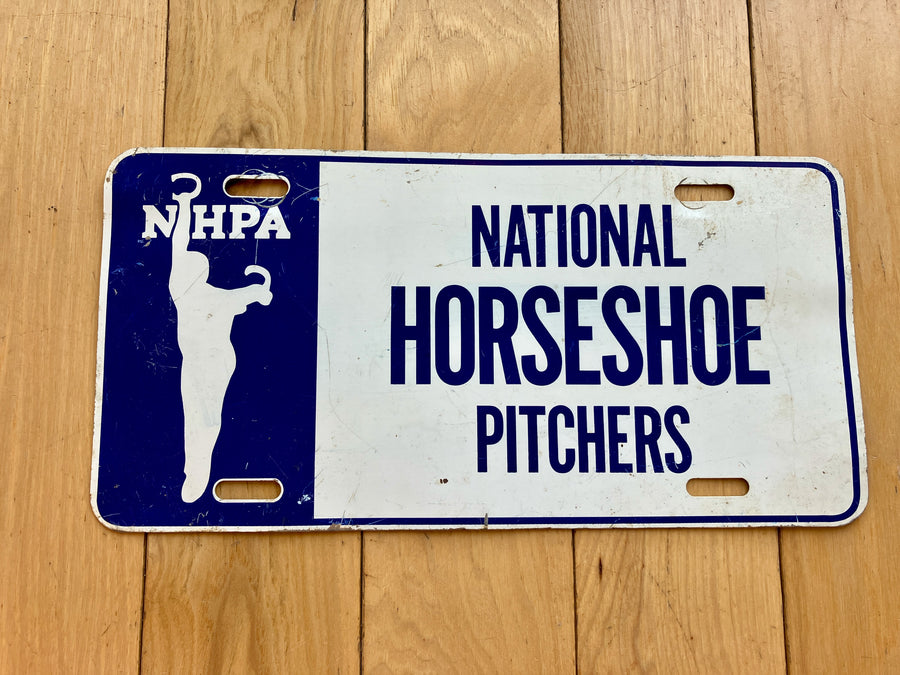 National Horseshoe Pitchers Booster License Plate