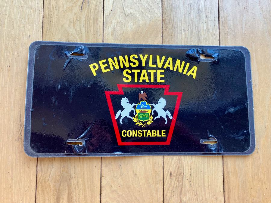 Pennsylvania State Constable Booster License Plate