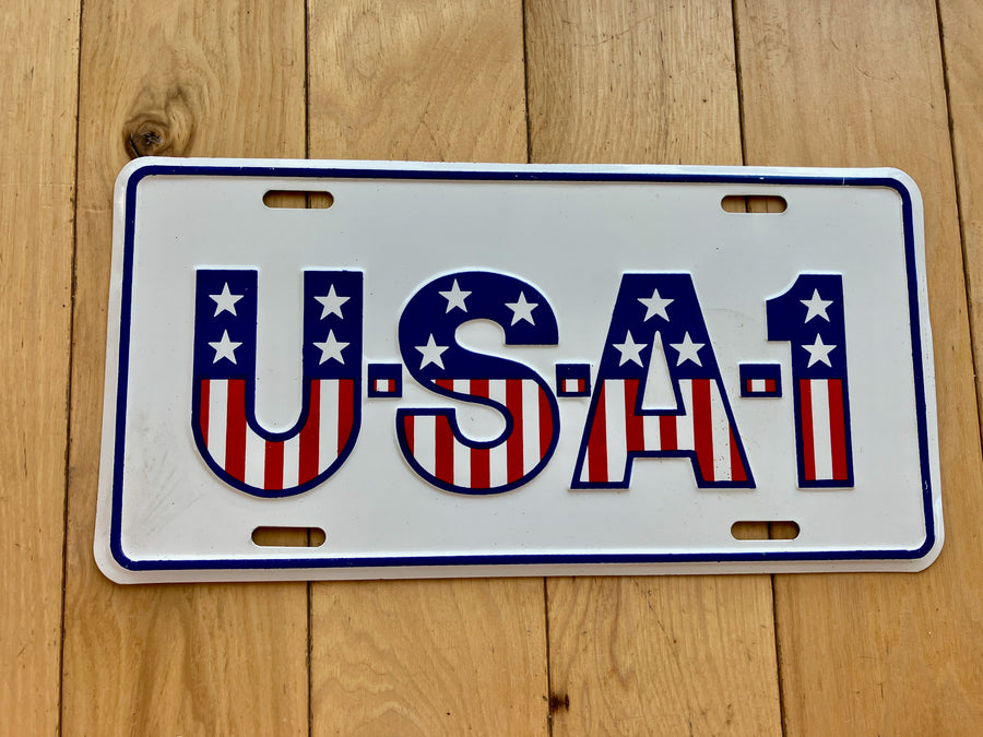 USA 1 Booster License Plate