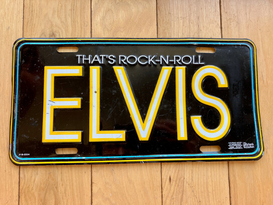 That's Rock-N-Roll Elvis Booster License Plate