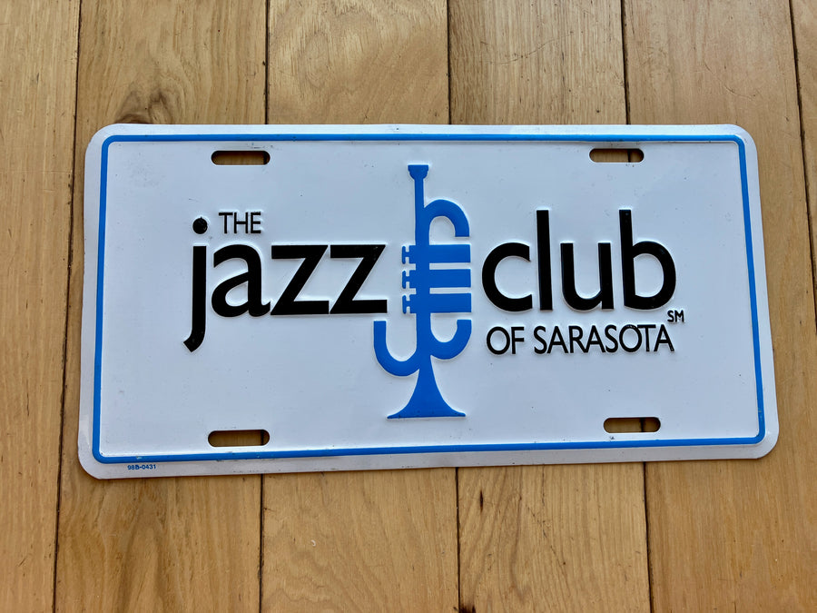 The Jazz Club Of Sarasota Booster License Plate