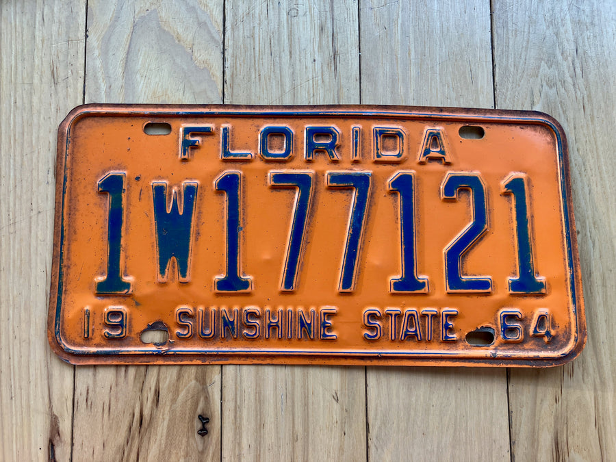 1964 Florida License Plate