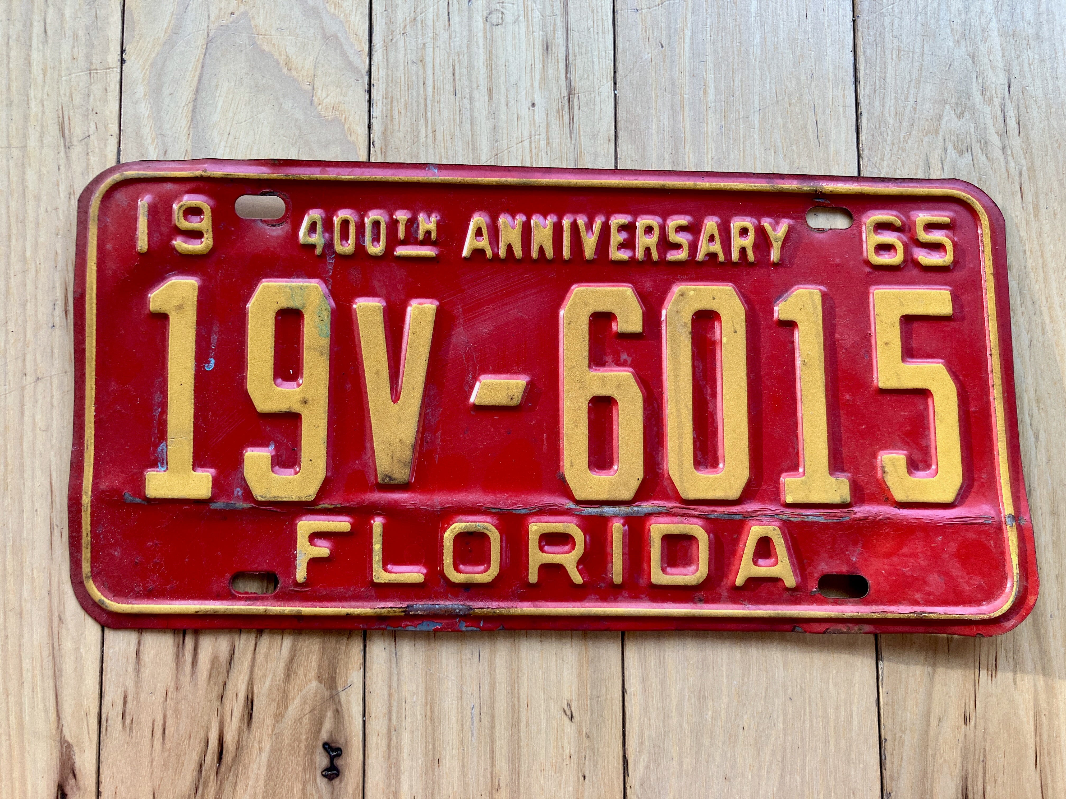 1965 Florida License Plate – RusticPlates