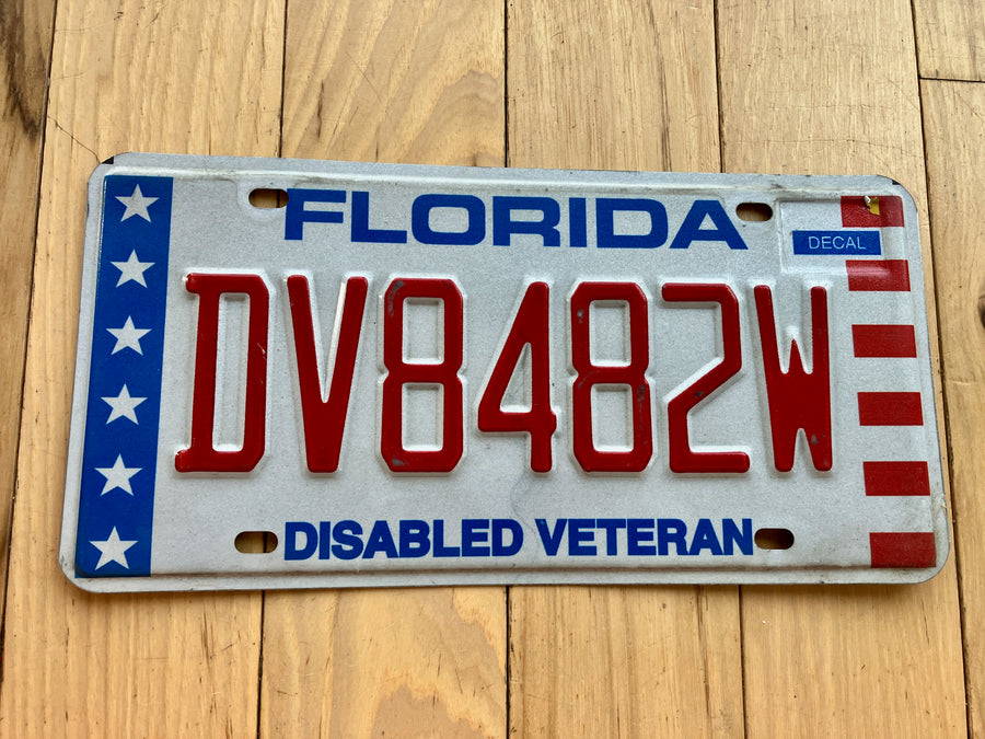 2020 Florida Disabled Veteran License Plate