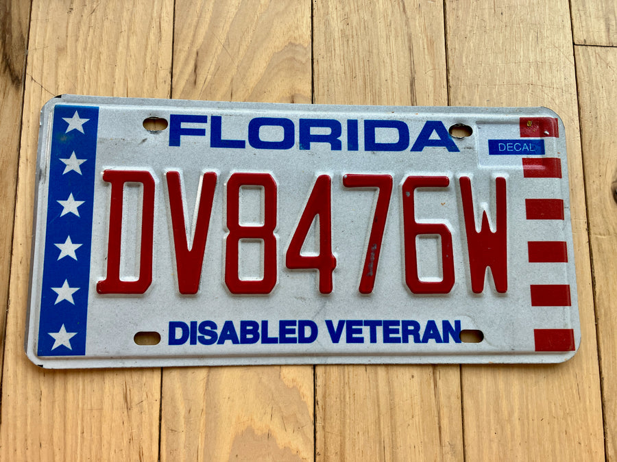 2020 Florida Disabled Veteran License Plate