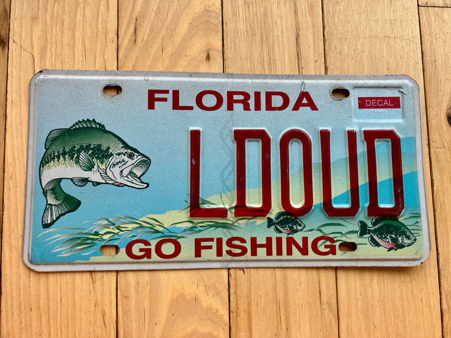 Florida Go Fishing License Plate