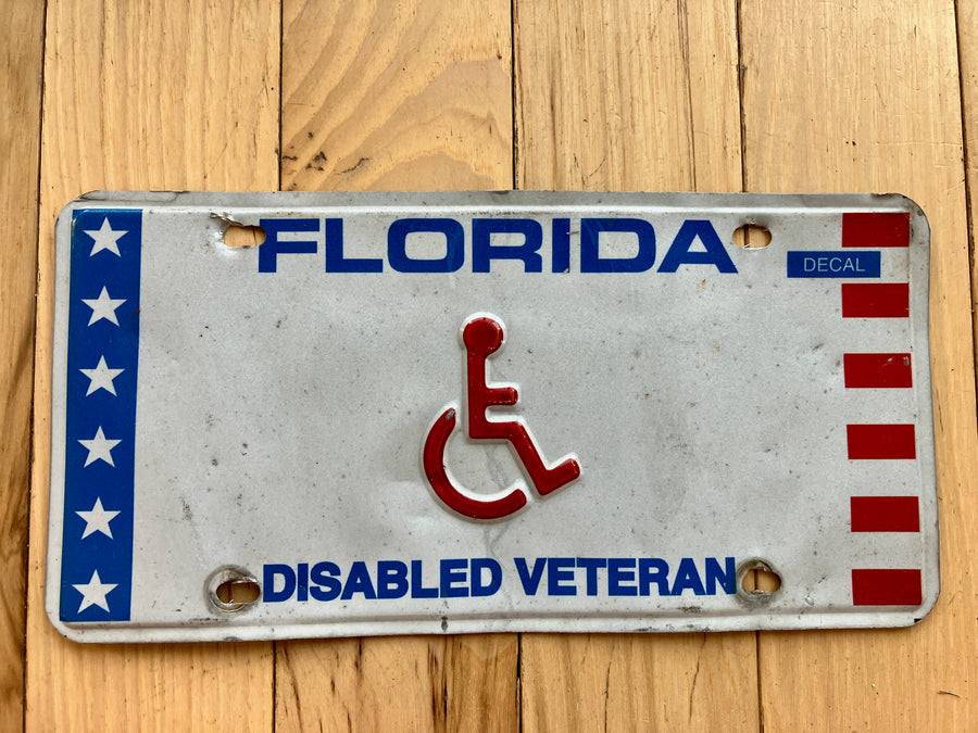 Florida Disabled Veteran License Plate