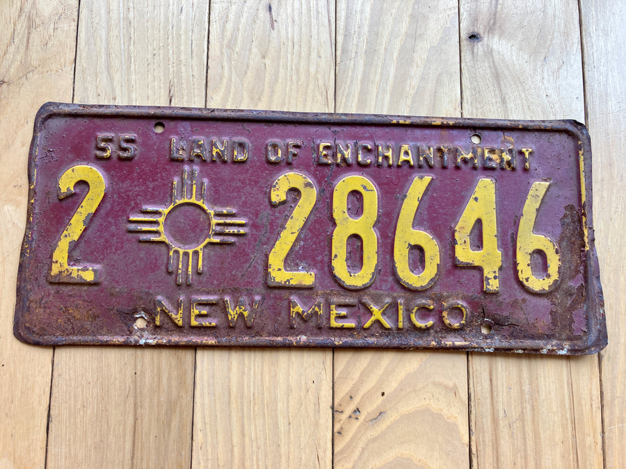 1955 New Mexico License Plate