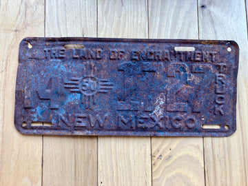 1950 New Mexico Truck License Plate