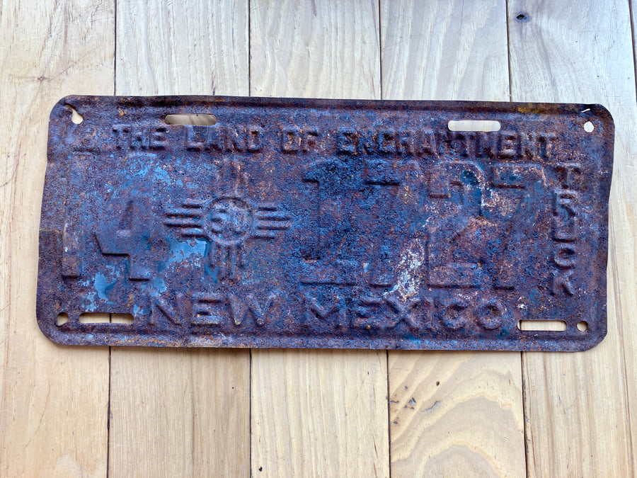 1950 New Mexico Truck License Plate