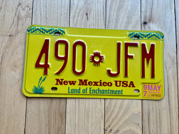 1997 New Mexico License Plate