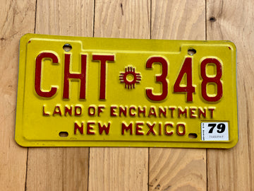 1979 New Mexico License Plate