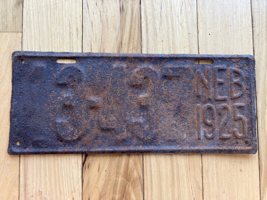 1924 Nebraska License Plate