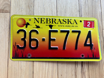 2005 Nebraska License Plate