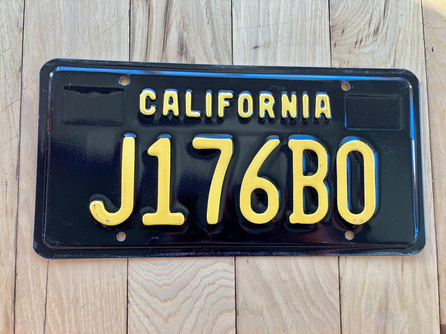 2021 California Legacy License Plate
