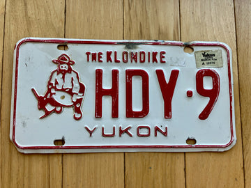 1984 Yukon License Plate