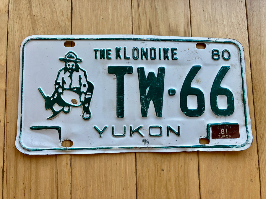 1980 Yukon License Plate