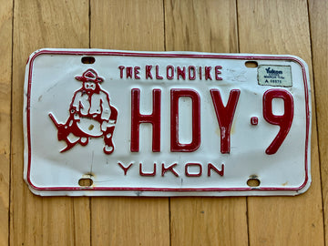 1984 Yukon License Plate