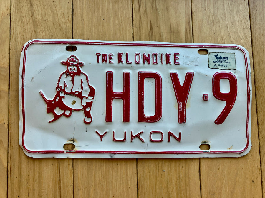 1984 Yukon License Plate