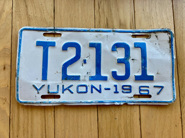 1967 Yukon License Plate