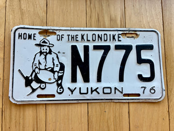 1976 Yukon License Plate