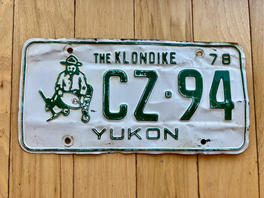 1978 Yukon License Plate