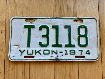 1974 Yukon License Plate