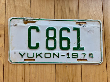 1974 Yukon License Plate