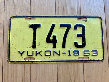 1963 Yukon License Plate