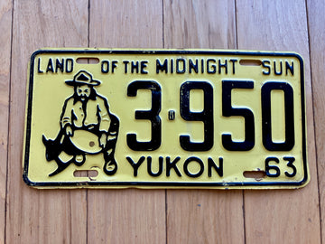 1963 Yukon License Plate